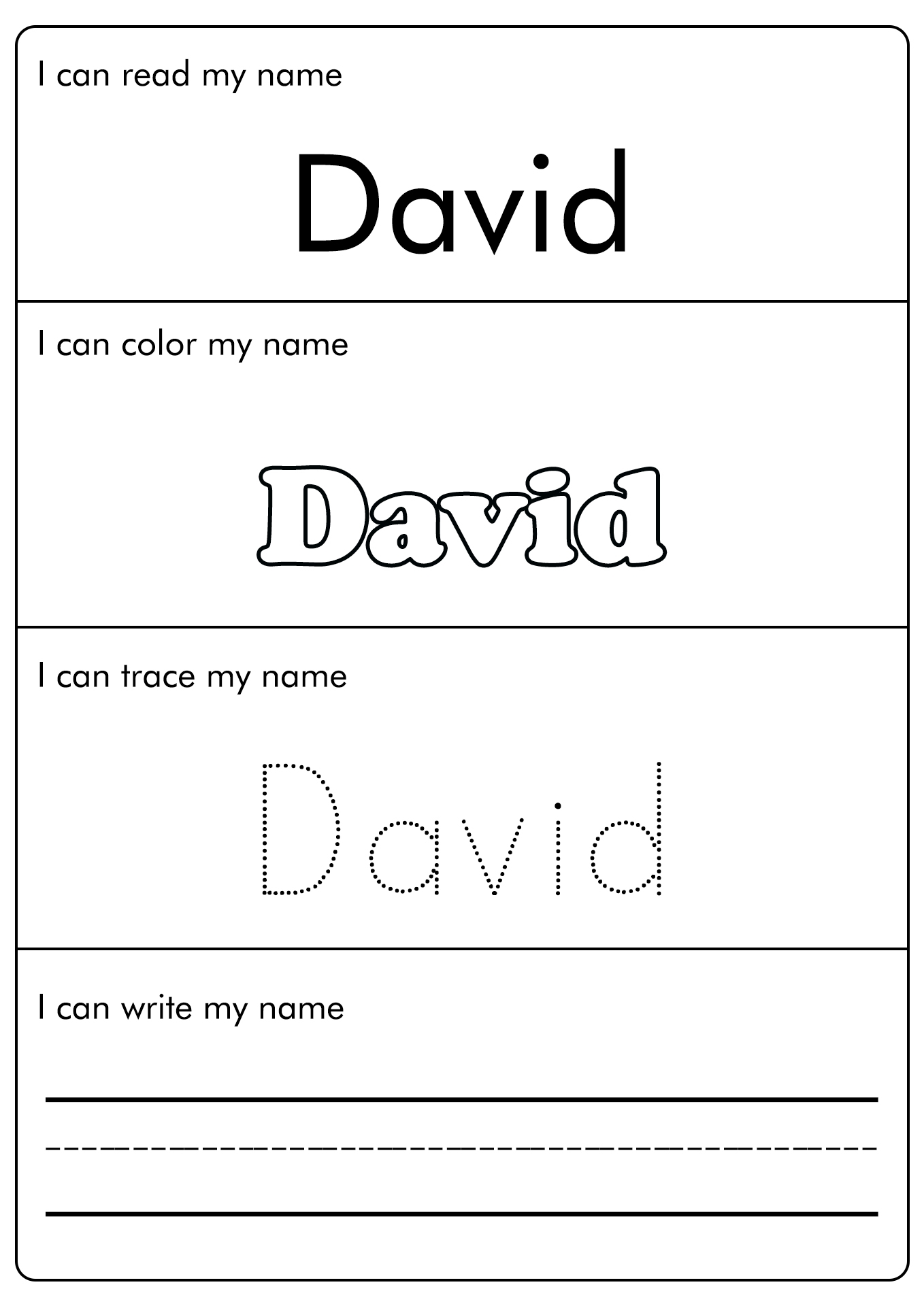 Name Tracing Worksheets Printable Name Tracing Worksheets Printable
