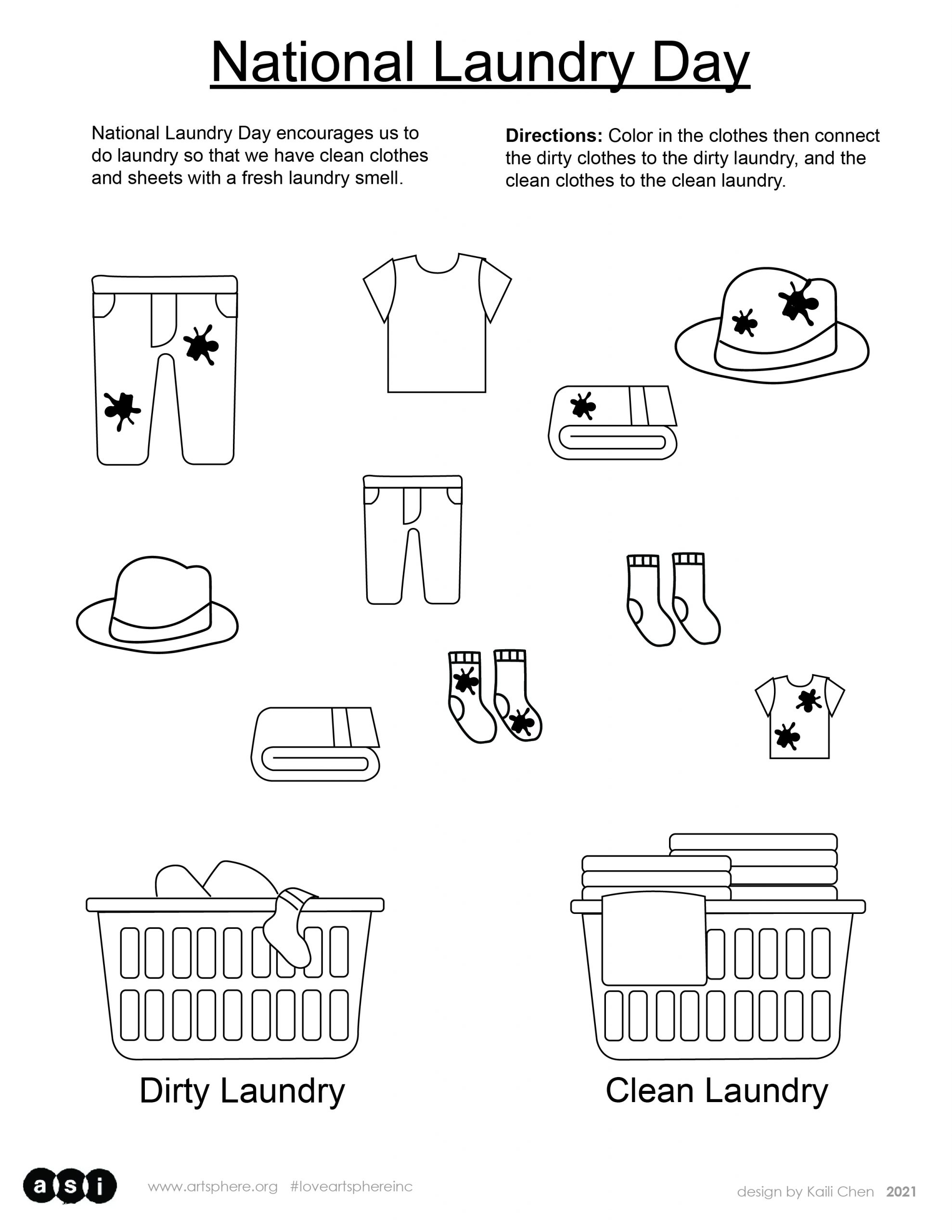 National Laundry Day Art Sphere Inc Worksheets Library National Laundry Day Art Sphere Inc Worksheets Library