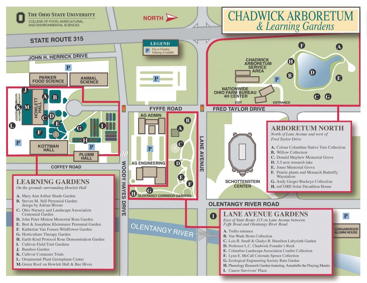 Ohio State University Map Printable