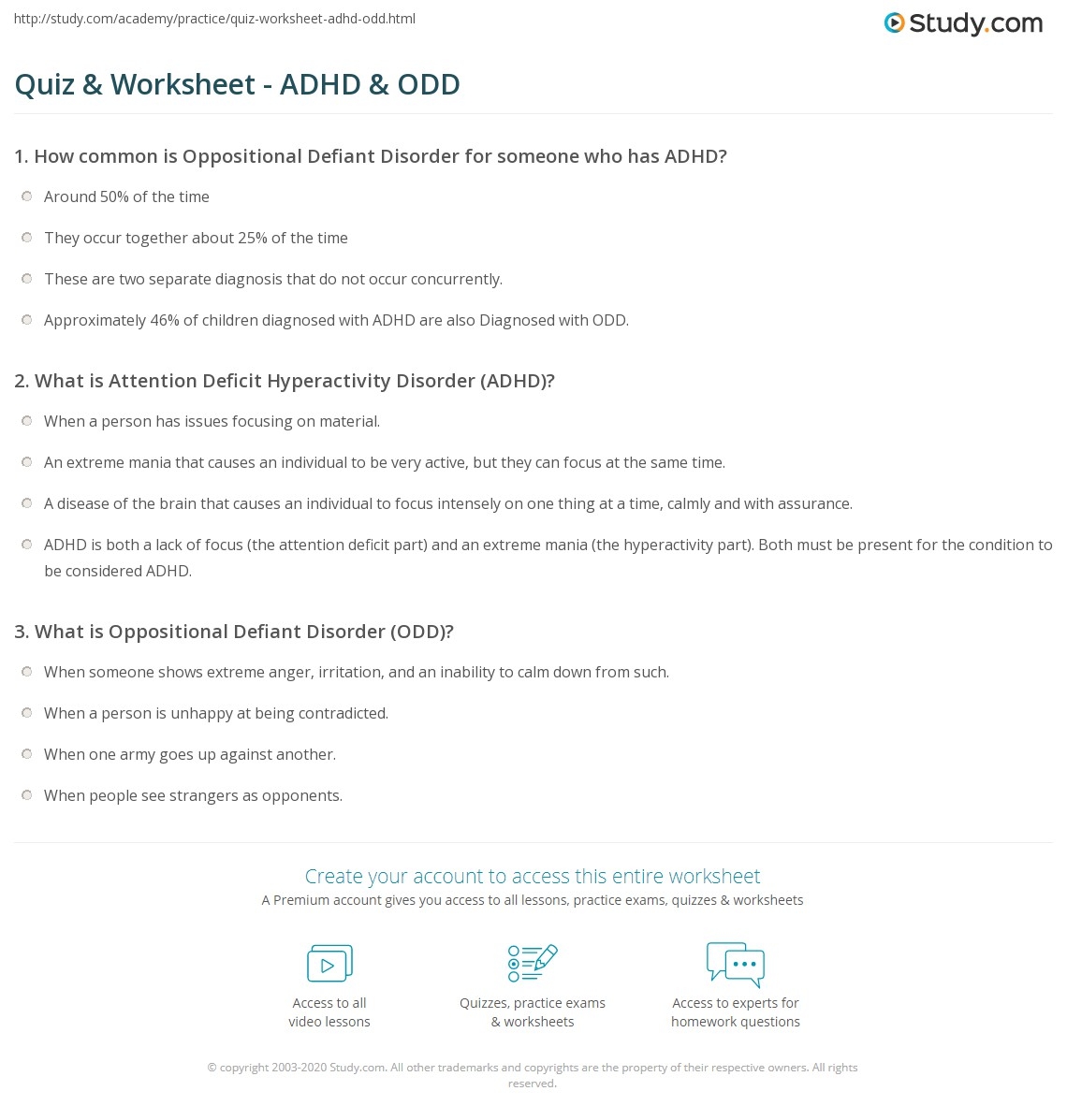 Oppositional Defiant Disorder Therapy Worksheet HappierTHERAPY Worksheets Library