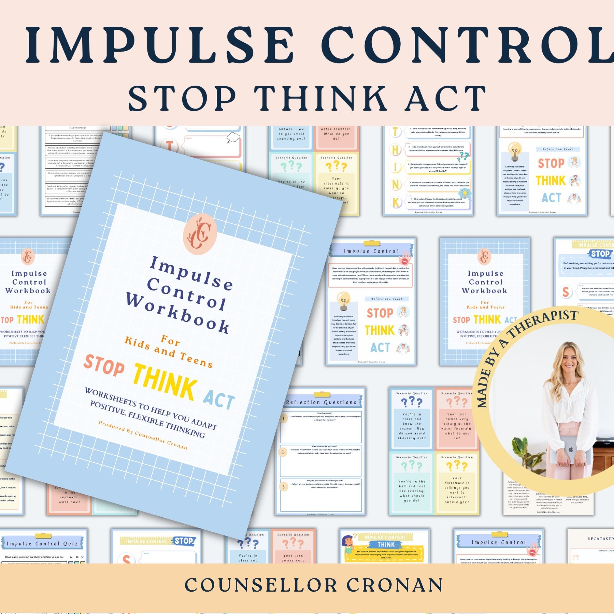 Oppositional Defiant Disorder Worksheets Etsy