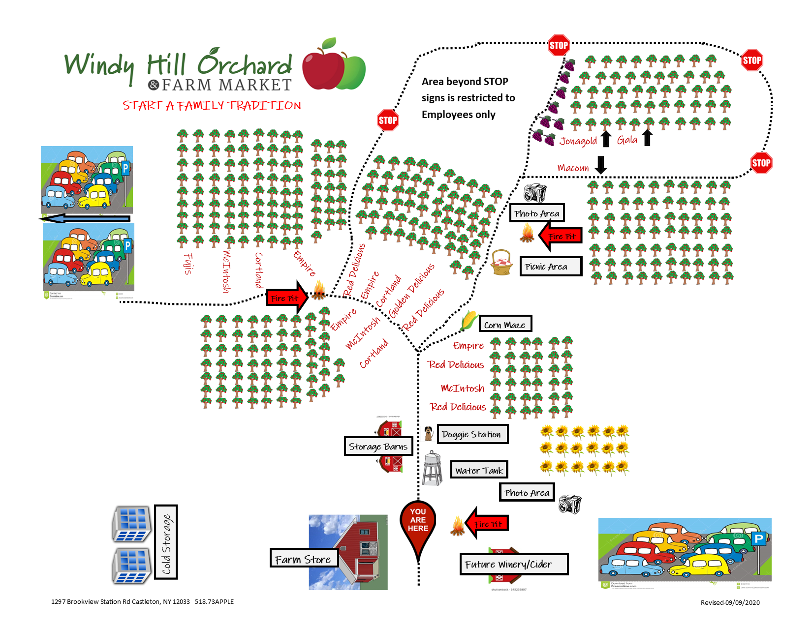 Orchard Map Windy Hill Orchard