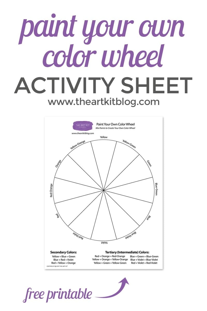 Color Wheel Printable Worksheet Color Wheel Printable Worksheet