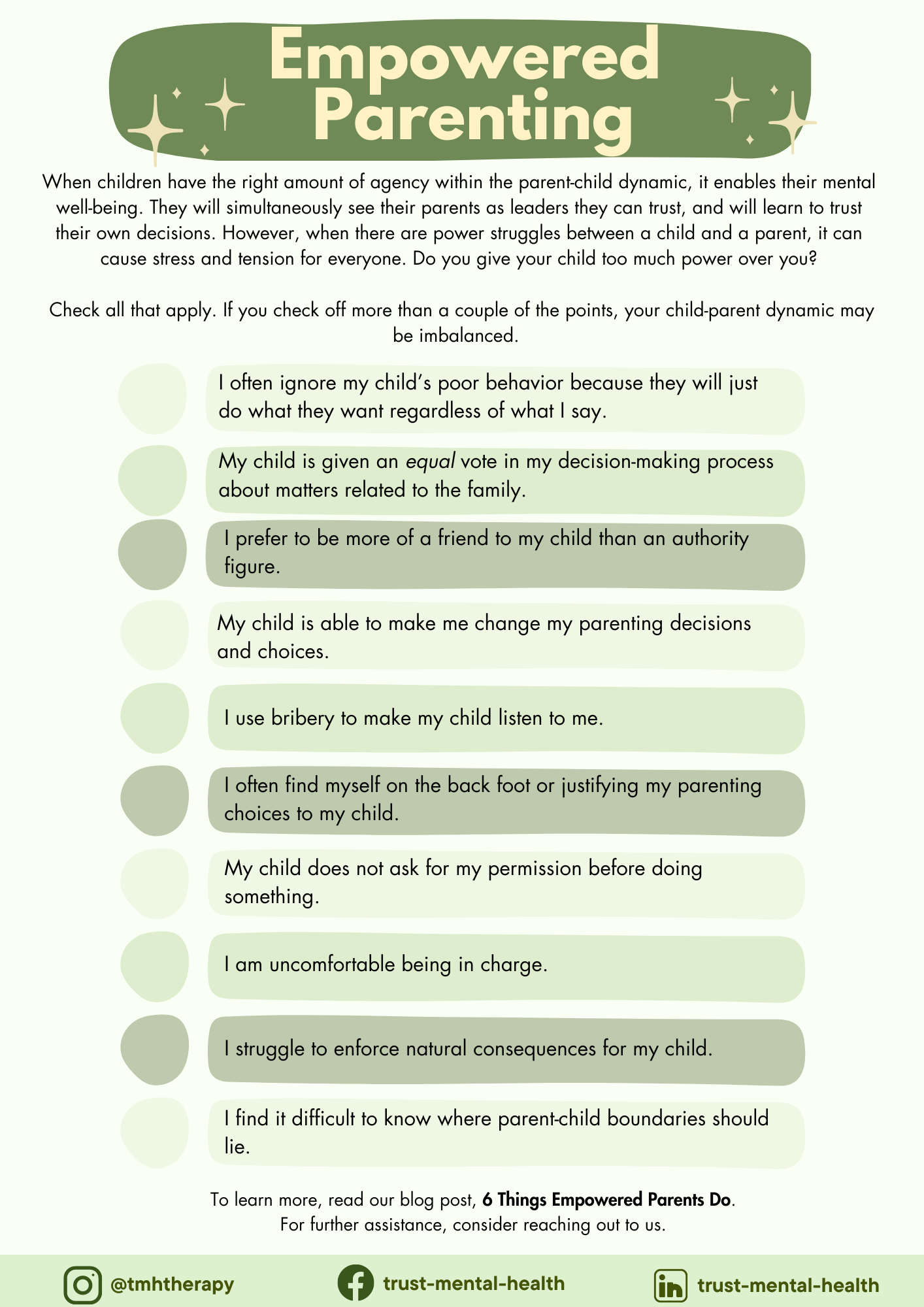 Parenting Worksheets Therapy Worksheets Trust Mental Health