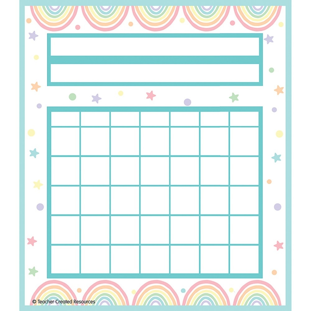 Pastel Pop Incentive Charts Pack Of 36 TCR8408 Teacher Created Resources Incentive Charts