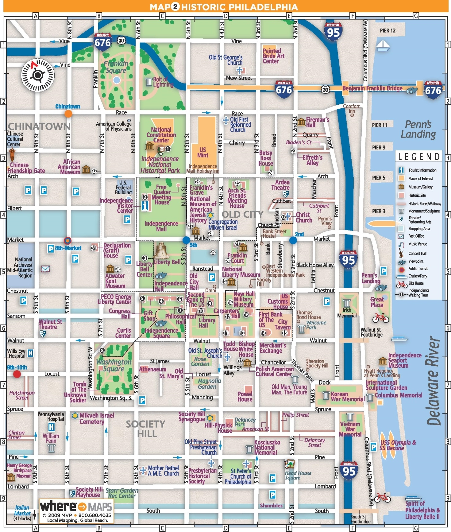 Philadelphia City Map Printable