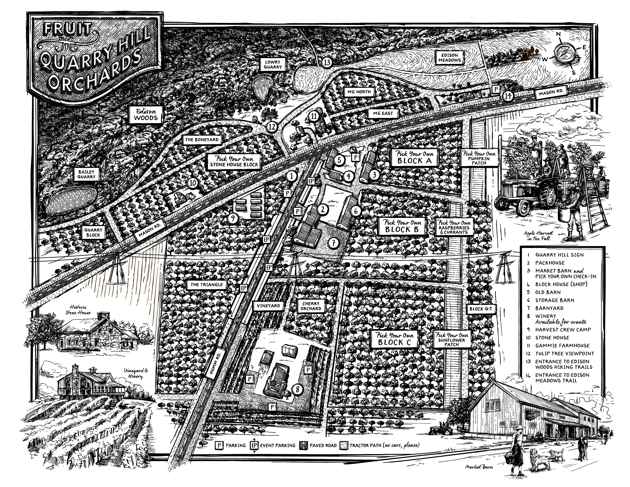 Apple Hill Printable Map