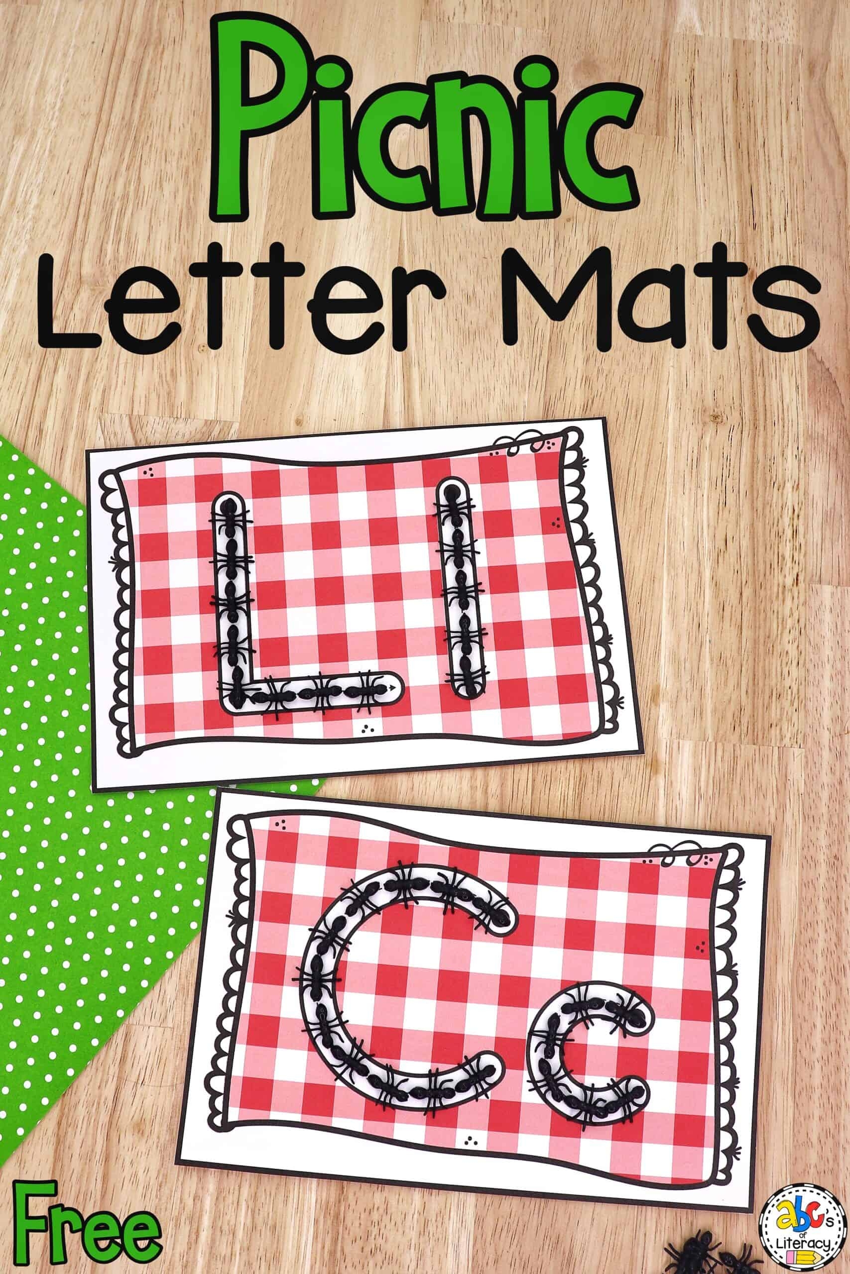 Picnic Alphabet Mats