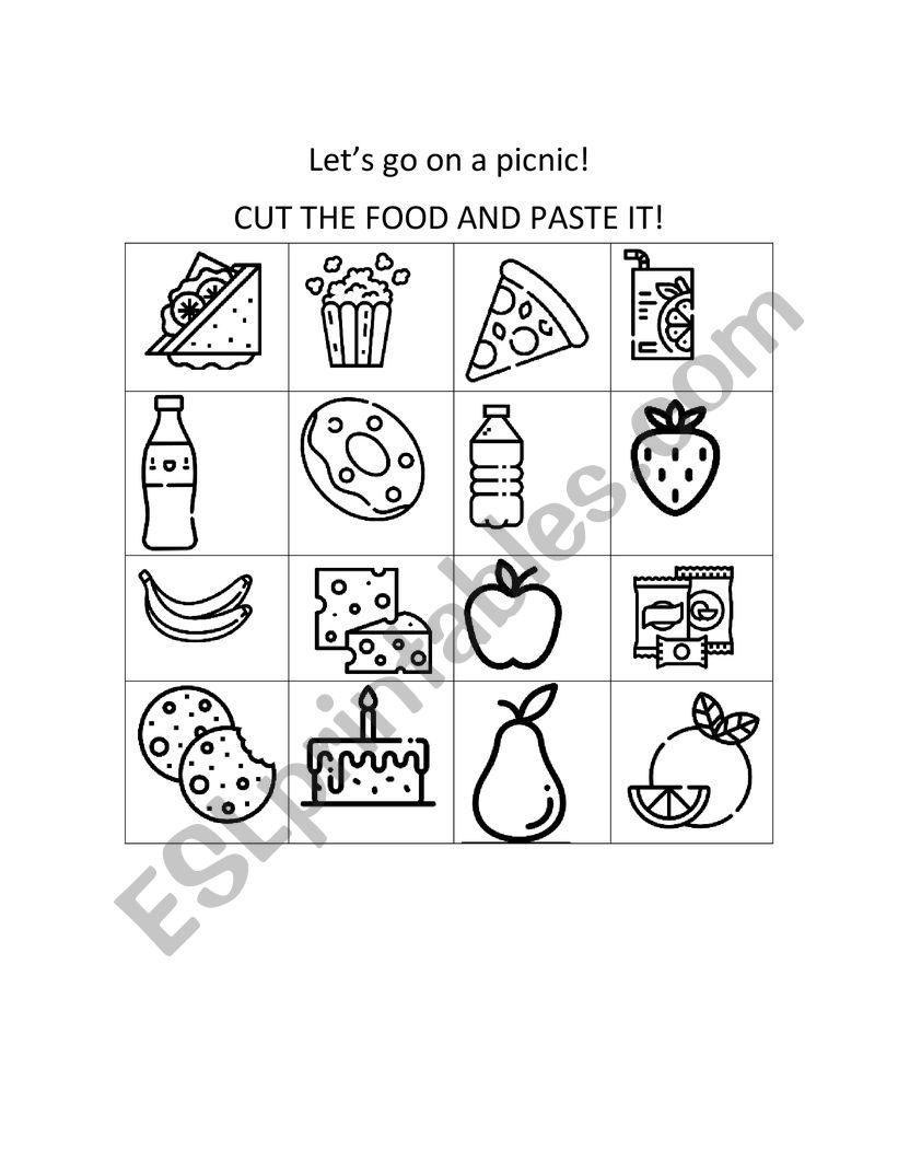 Printable Picnic Worksheets For Preschool