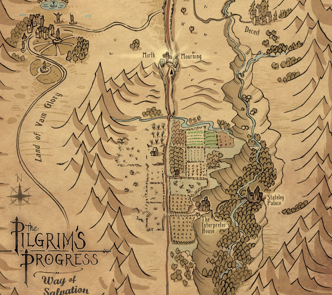Printable Pilgrim's Progress Map Pdf