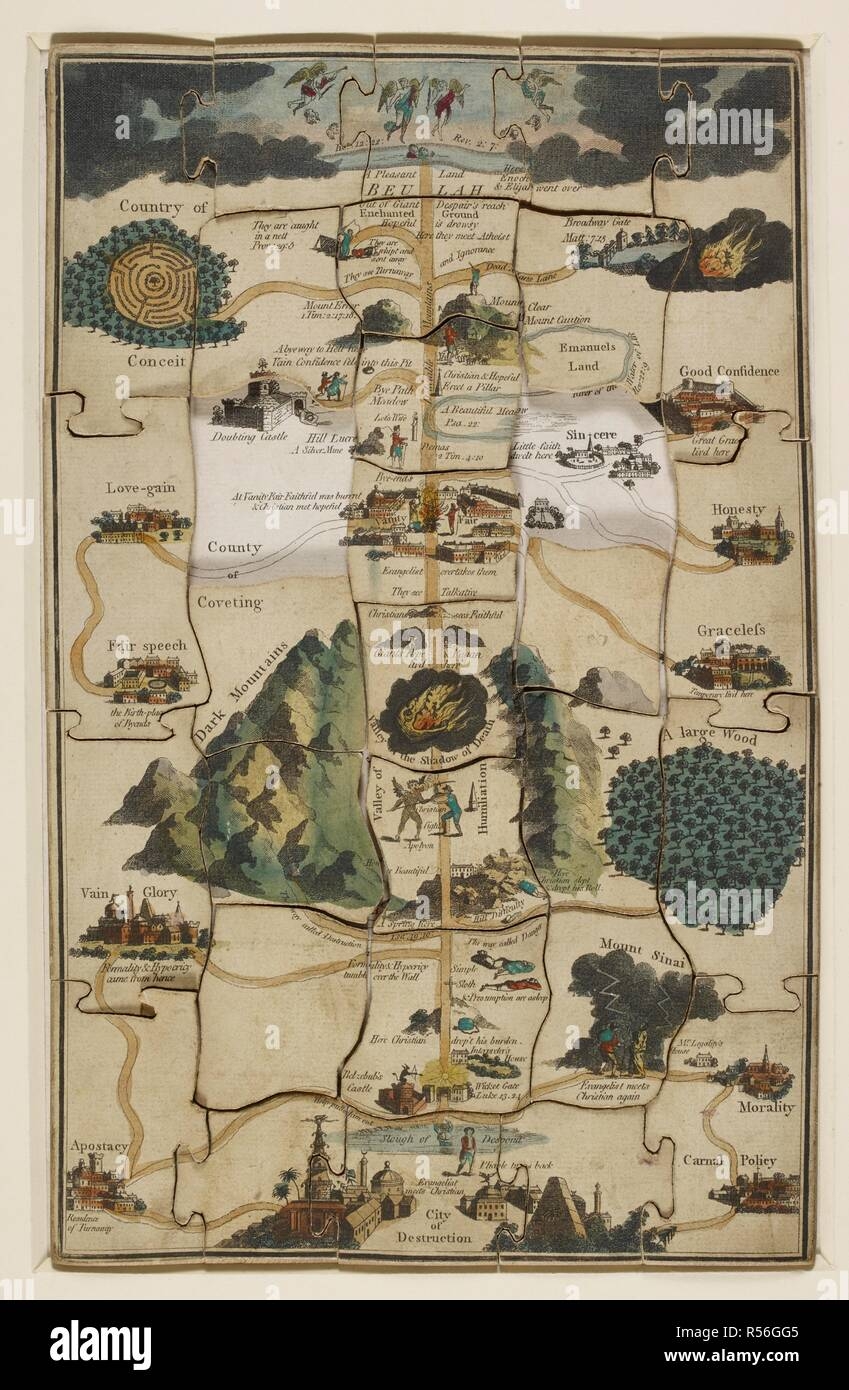 Pilgrims Progress Map Hi res Stock Photography And Images Alamy