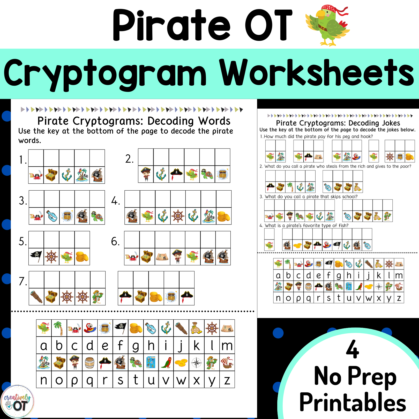 Pirate Cryptogram And Decoding Worksheets Made By Teachers Pirate Cryptogram And Decoding Worksheets Made By Teachers