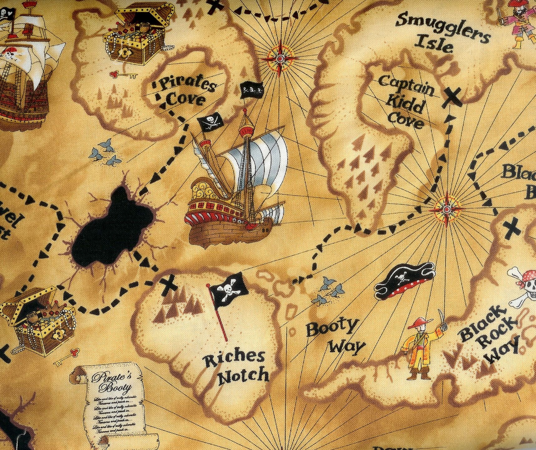 Pirate Treasure Map Worksheets Library