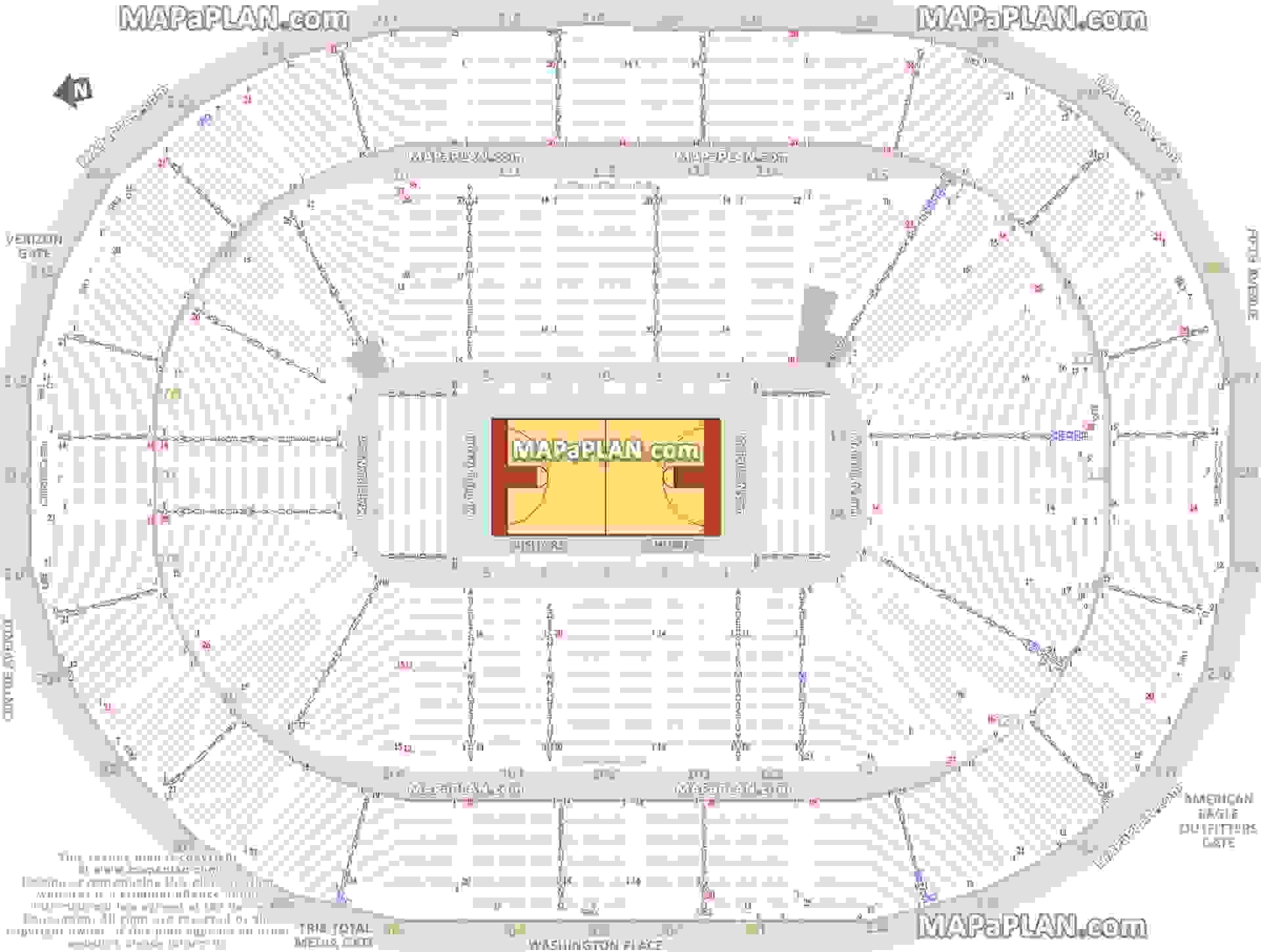 Pittsburgh PPG Paints Arena Seating Plan Basketball NCAA Tournament In Pitt Duquesne University Arena Court Sideline Baseline Courtside Numbered Seats