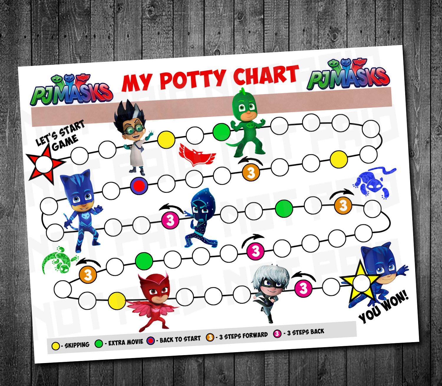 Pj Masks Potty Chart Pj Masks Potty Reward Chart MakeMeDesign Pj Masks Potty Chart Pj Masks Potty Reward Chart MakeMeDesign