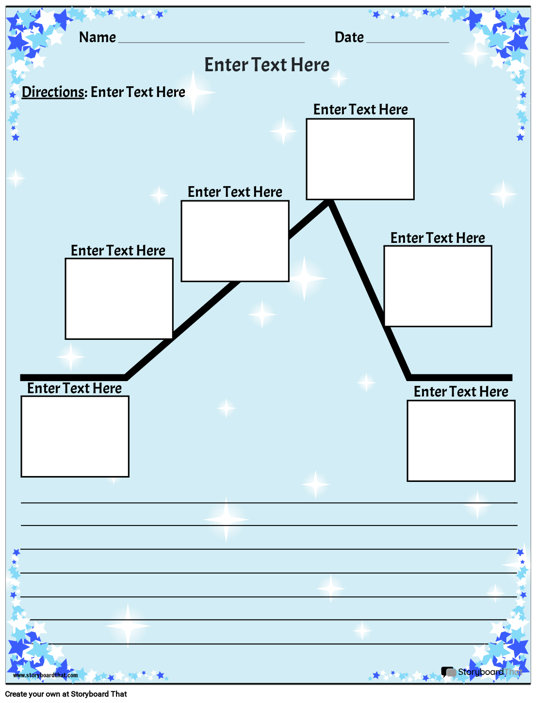 Plot Diagram Worksheets Customize With Storyboard That Plot Diagram Worksheets Customize With Storyboard That