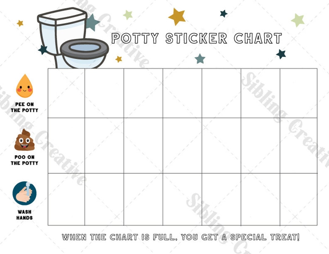 Potty Training Chart Printable For Poop