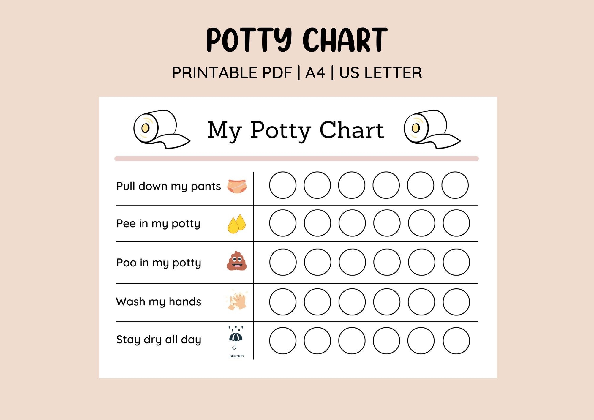 Potty Training Toddler Reward Chart Printable Cocomelon Sticker Chart Toddler Reward Chart Digital Download Chart Potty Training Underwear 18 Months