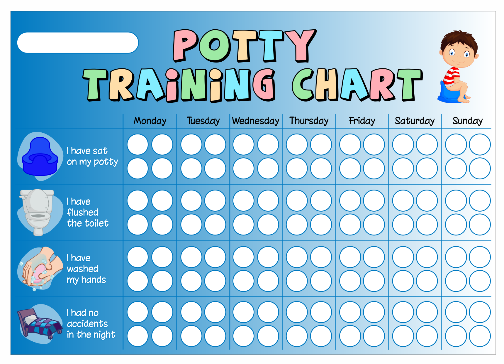 My Little Pony Potty Chart Printable
