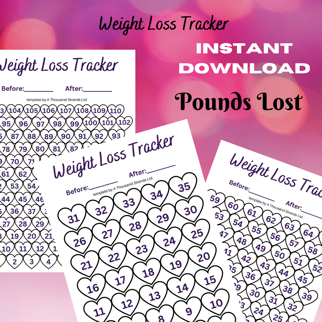Pounds Lost Weight Loss Chart