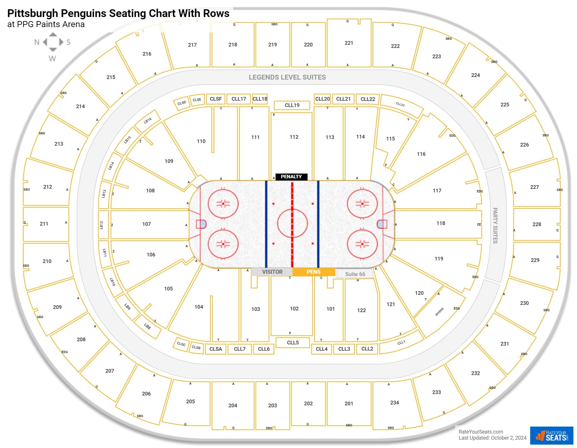 PPG Paints Arena Seating Charts RateYourSeats