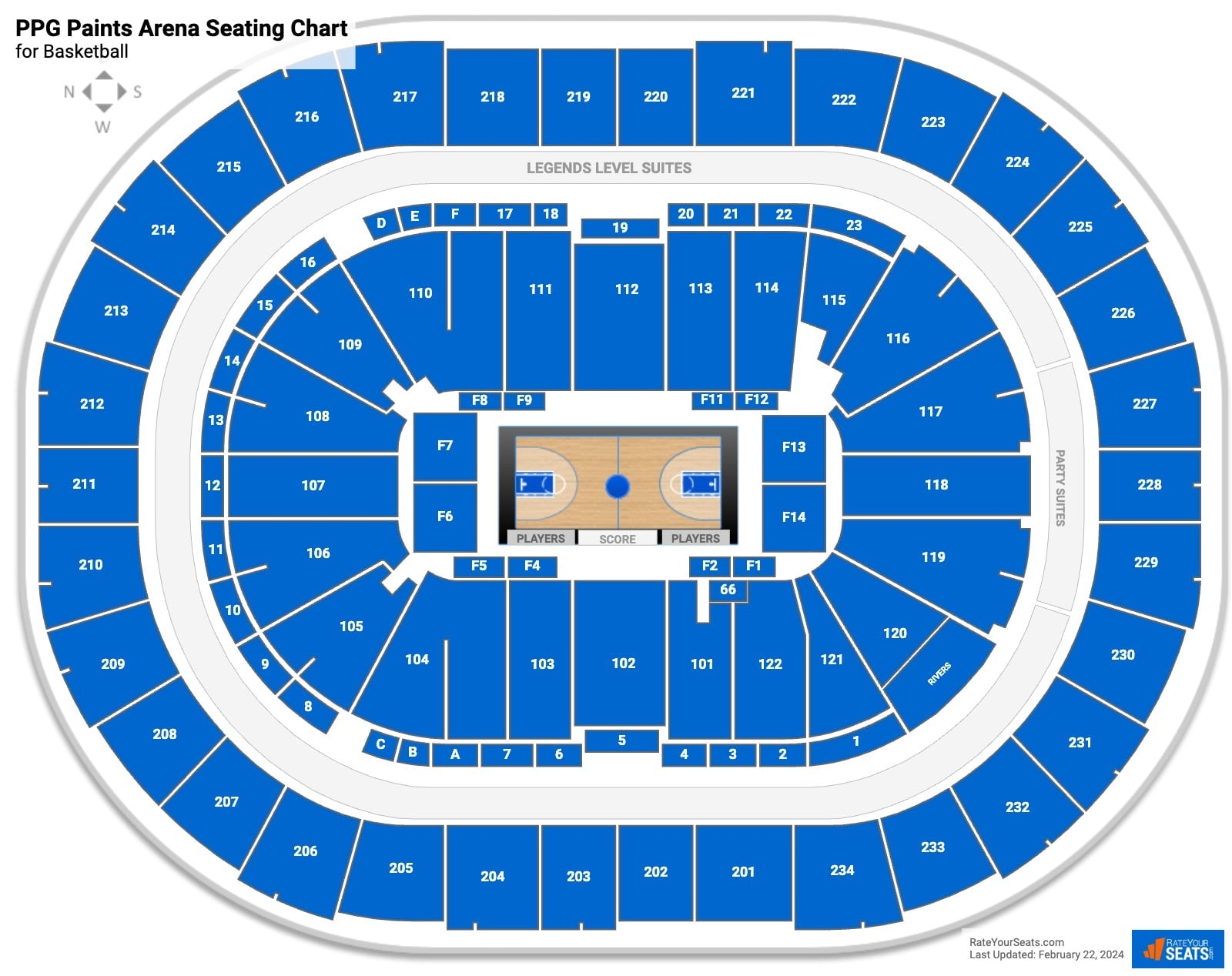 PPG Paints Arena Seating Charts RateYourSeats