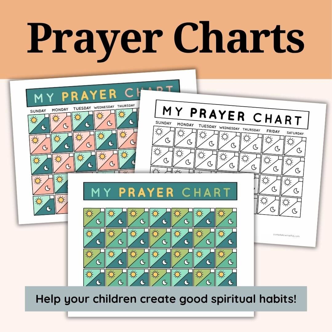 Prayer Chart Come Follow Me FHE