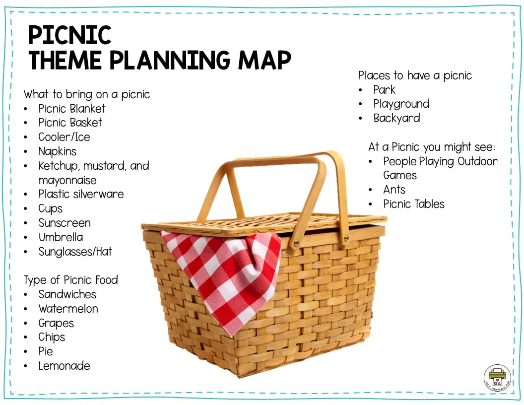 Preschool Picnic Lesson Planning Ideas Pre K Printable Fun
