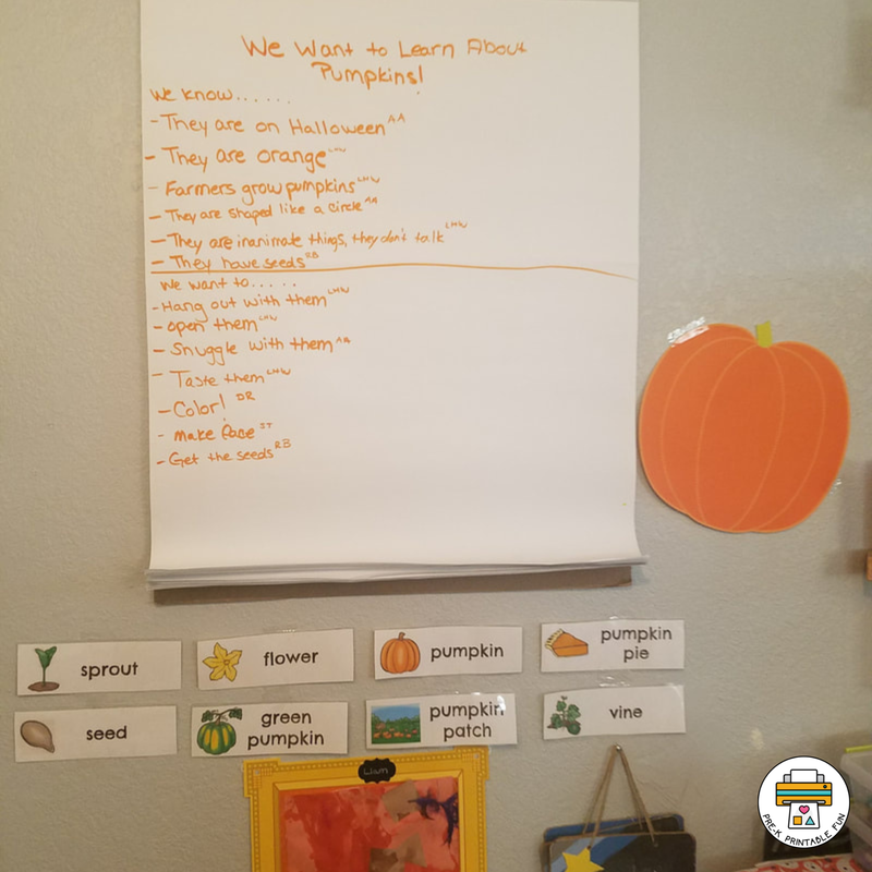 Preschool Pumpkin Lesson Planning Ideas Pre K Printable Fun