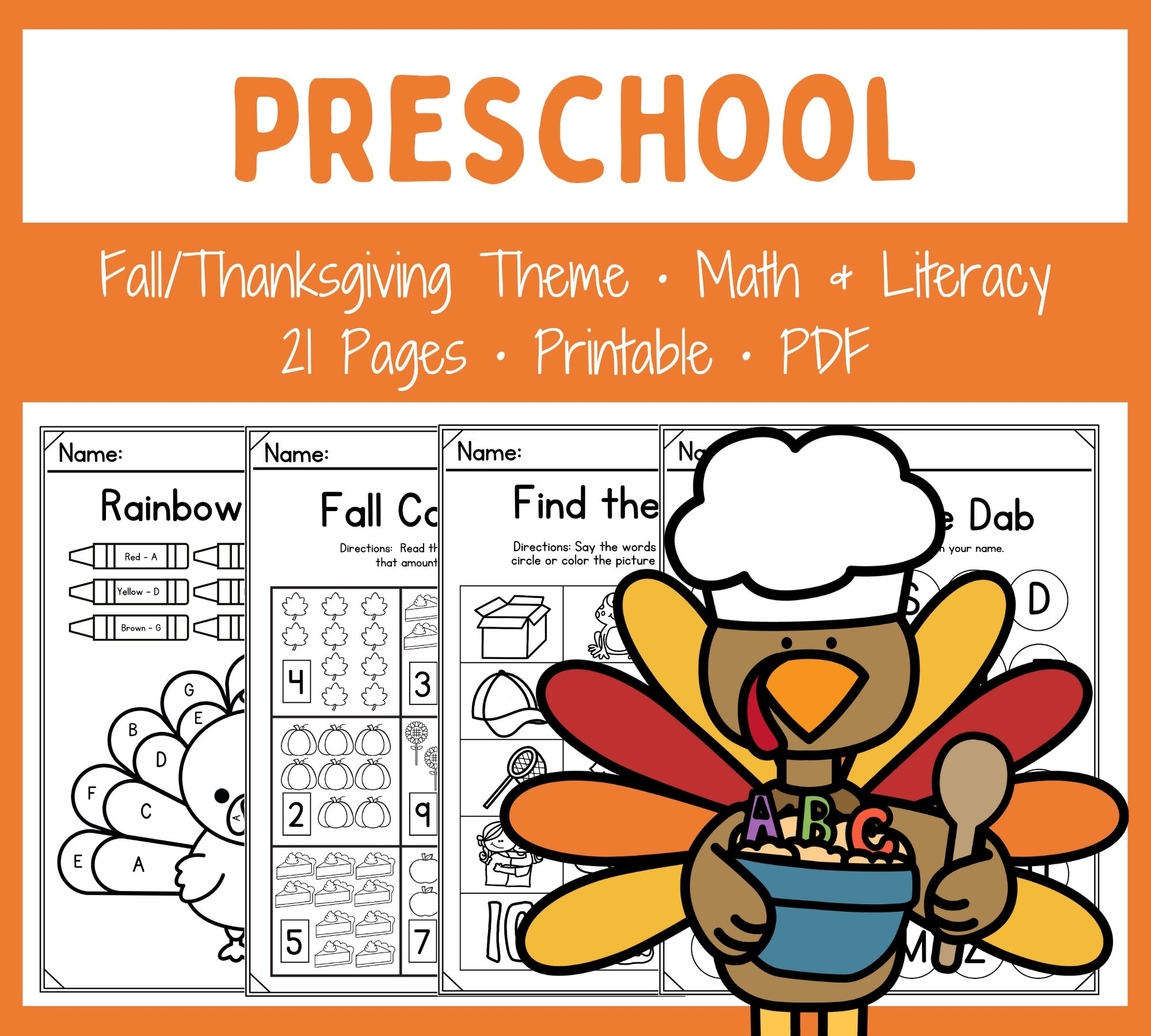 Preschool Worksheets Printable Homeschool Teacher Resources 