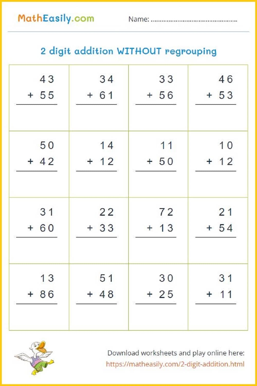 Printable 4th Grade Math Worksheets PDF Free Download