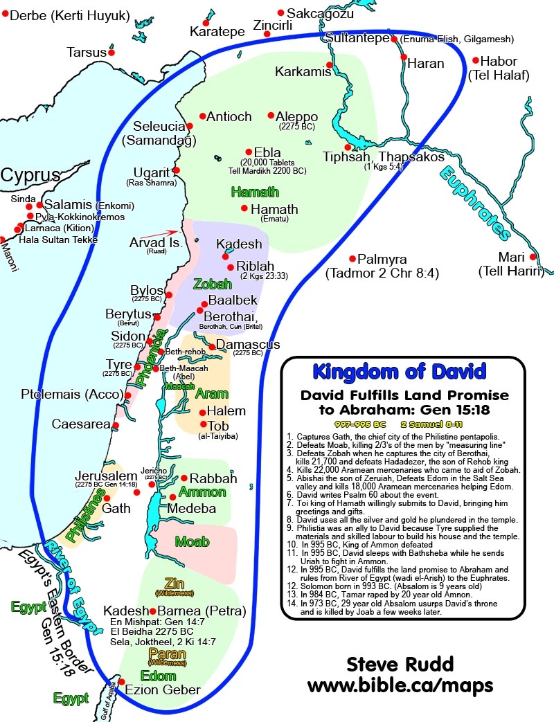Printable Old Testament Maps