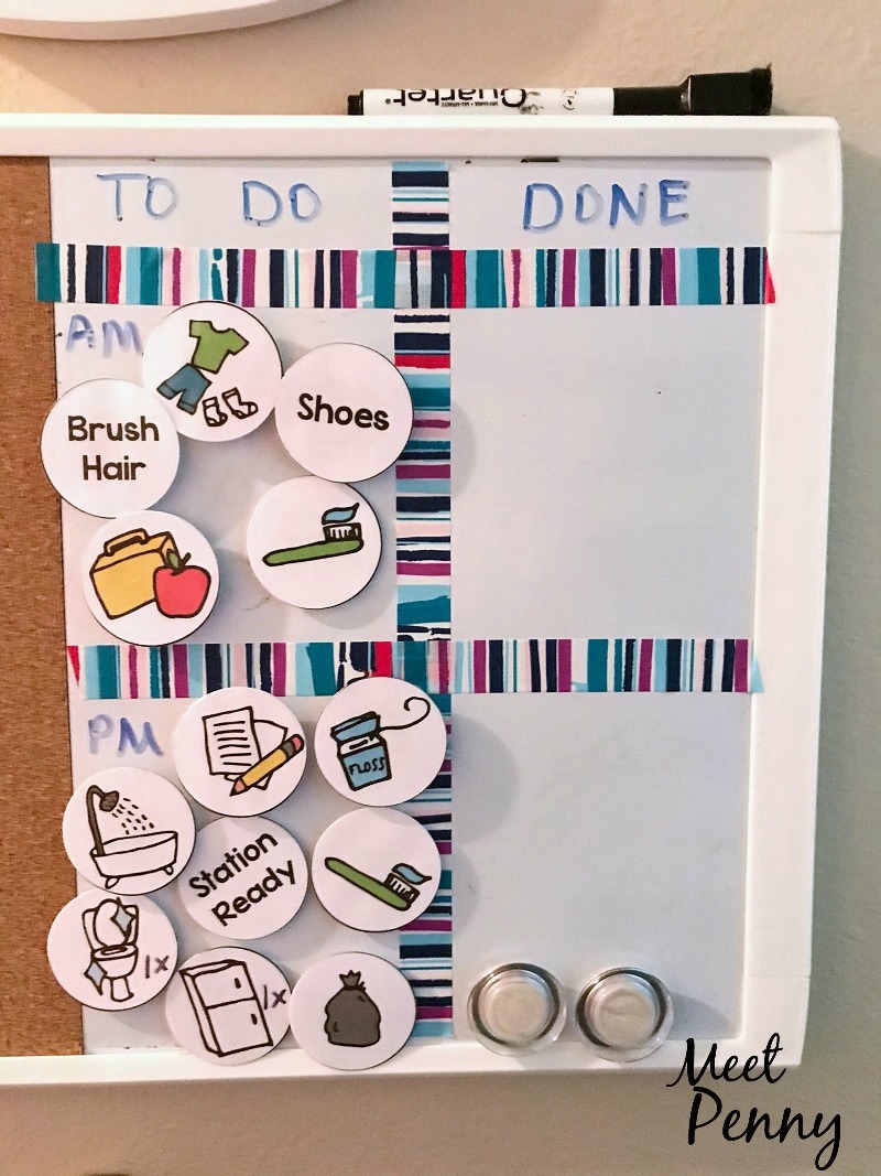 Printable Chore Chart Magnets For Kids Meet Penny
