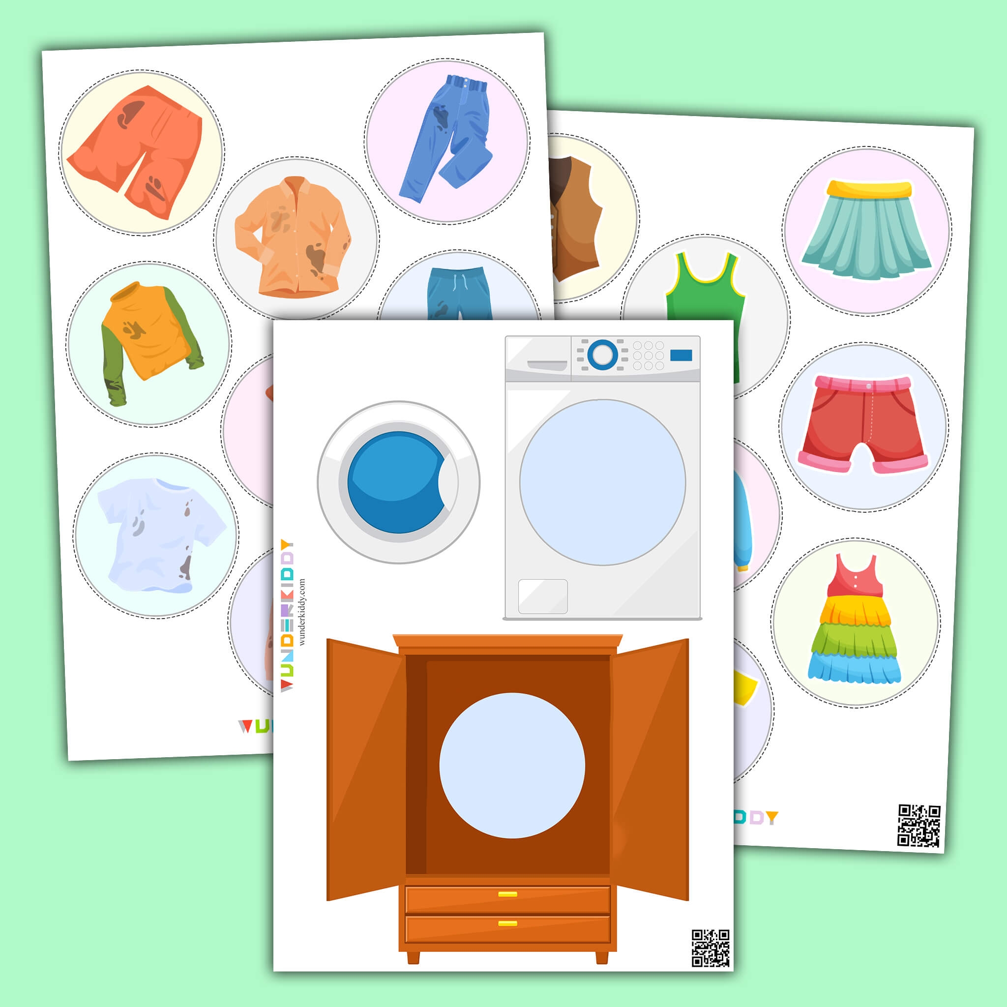 Printable Clean And Dirty Clothes Sorting Worksheet For Kids Printable Clean And Dirty Clothes Sorting Worksheet For Kids