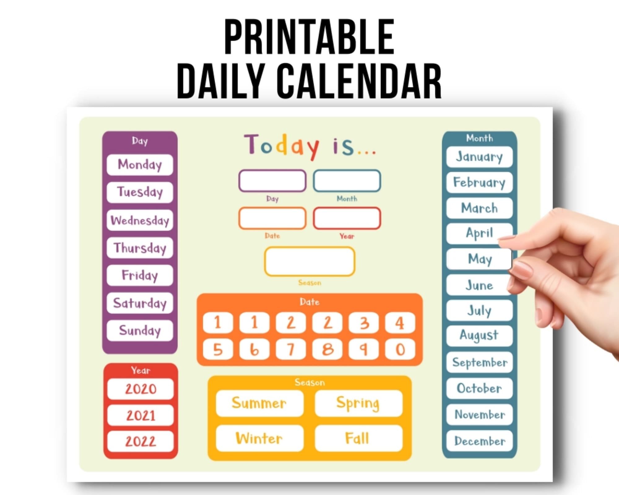 Printable Daily Calendar For Kids Printables For Kids Printable Busy Binder Busy Book Daily Calendar Kid Printable Pre k Kindergarten Etsy Printable Daily Calendar For Kids Printables For Kids Printable Busy Binder Busy Book Daily Calendar Kid Printable Pre k Kindergarten Etsy