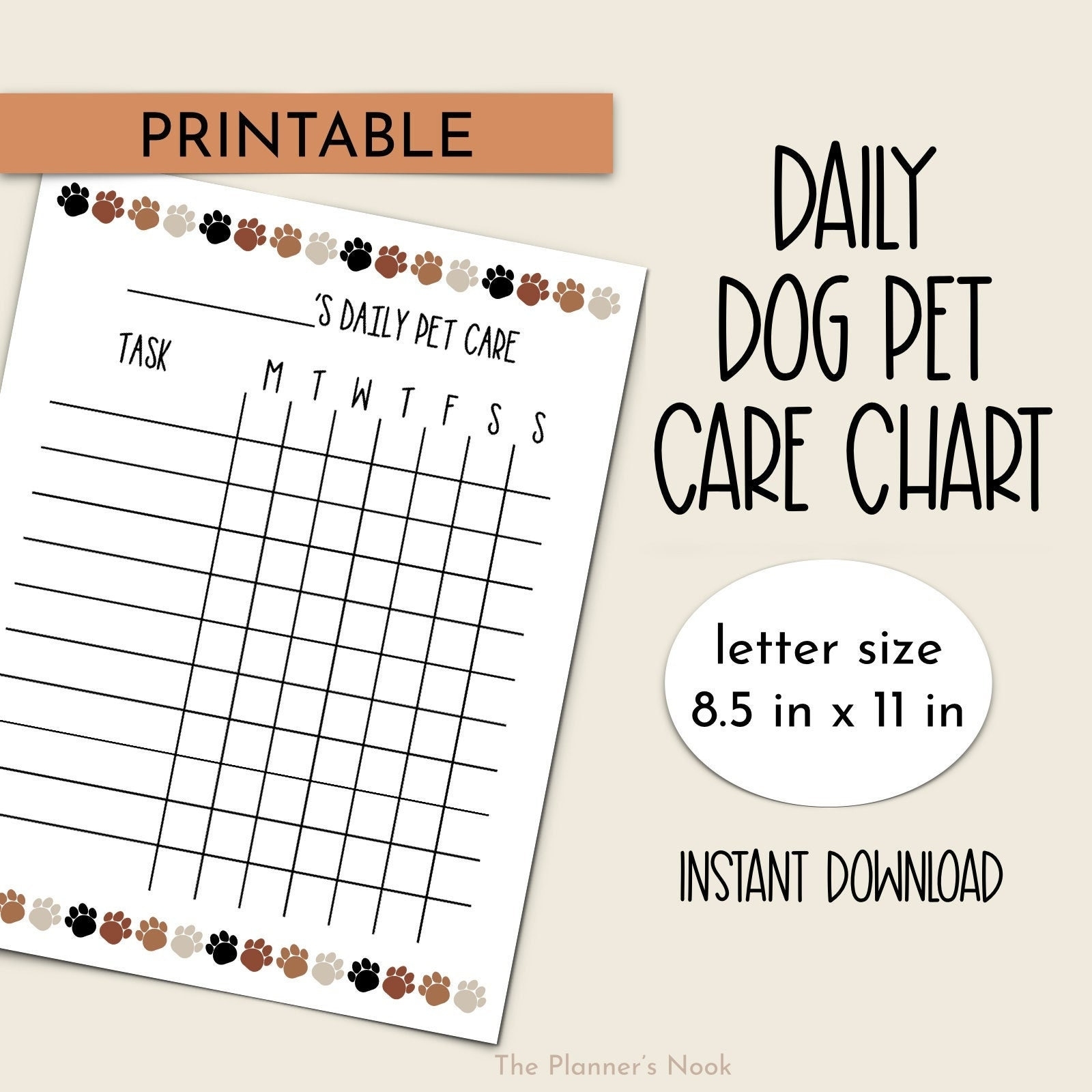 Printable Daily Dogpet Care Chart Weekly Dog Care Schedule Dog Tasks And Responsibilities Chart Pet Daily Routine Pet Care Checklist PDF Etsy Printable Daily Dogpet Care Chart Weekly Dog Care Schedule Dog Tasks And Responsibilities Chart Pet Daily Routine Pet Care Checklist PDF Etsy