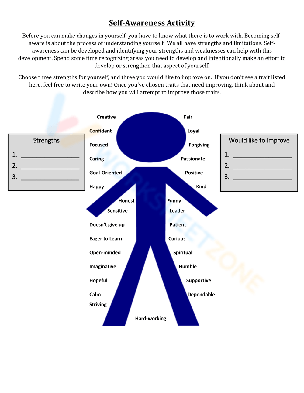 Printable Emotional Intelligence Worksheets