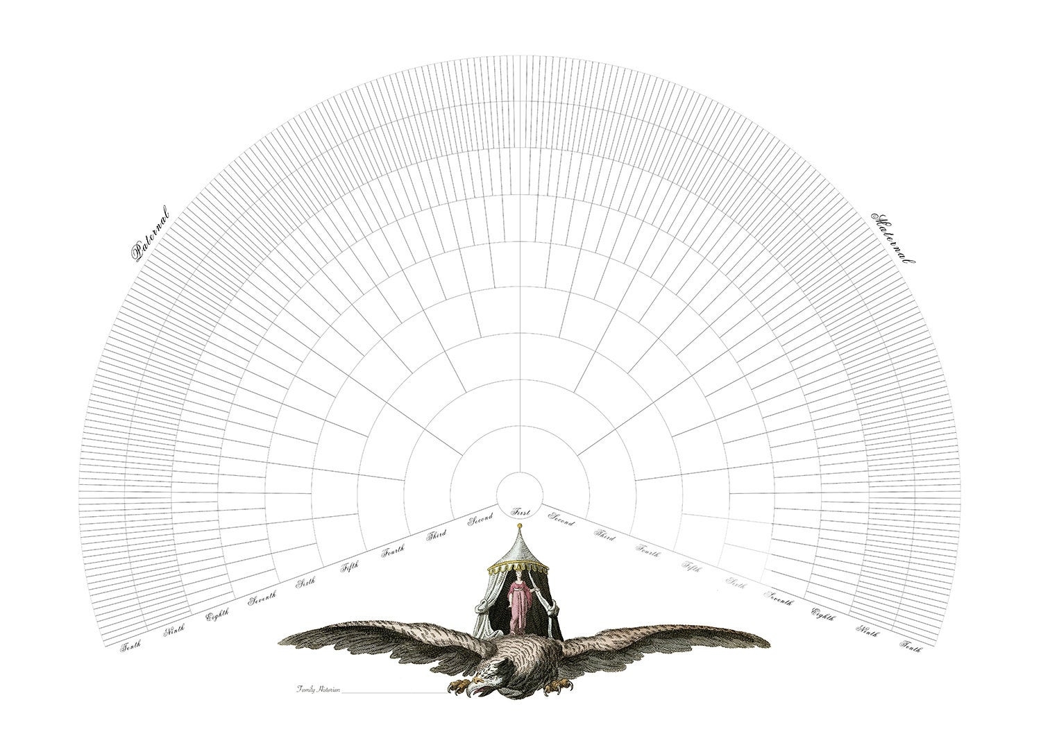 20 Generation Pedigree Chart Printable