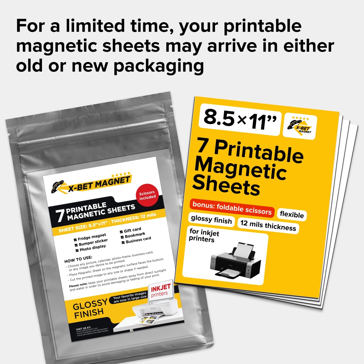 11x17 Printable Magnetic Sheets