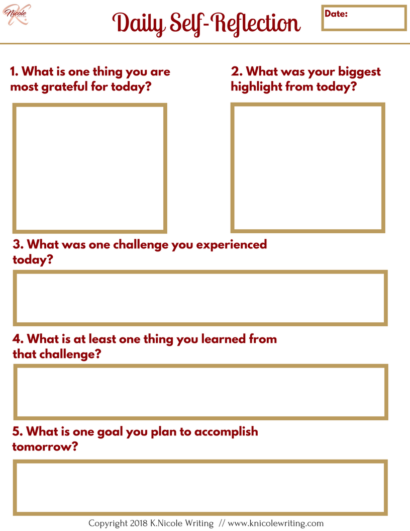 Printable Mental Health Worksheets