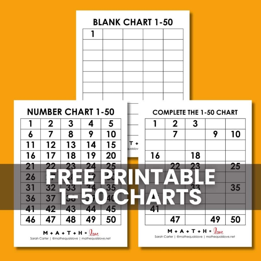 Printable Blank Chart With 50 Boxes