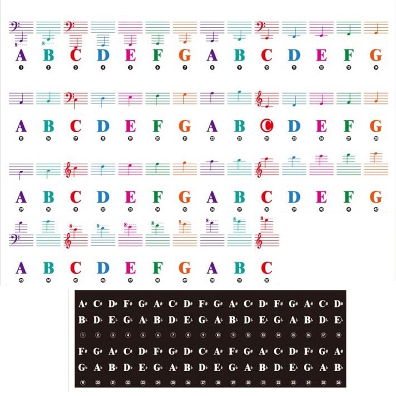 Printable Sticker Chart Piano