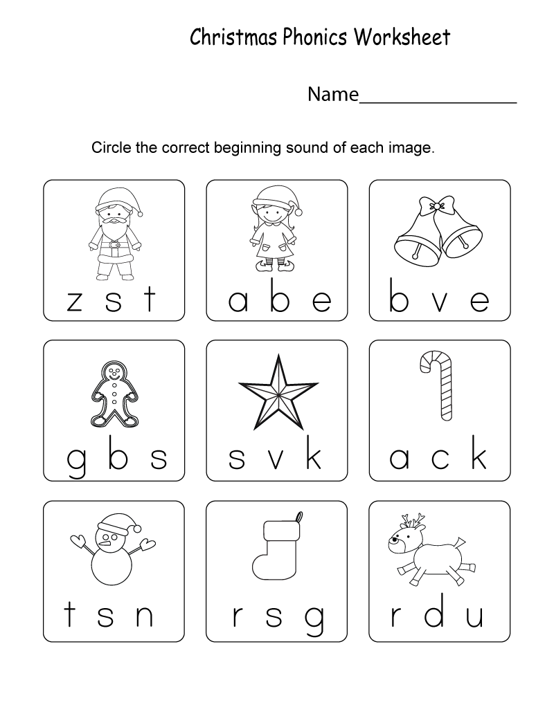 Printable Phonics Worksheets For Preschool And Kindergarten Worksheets Library