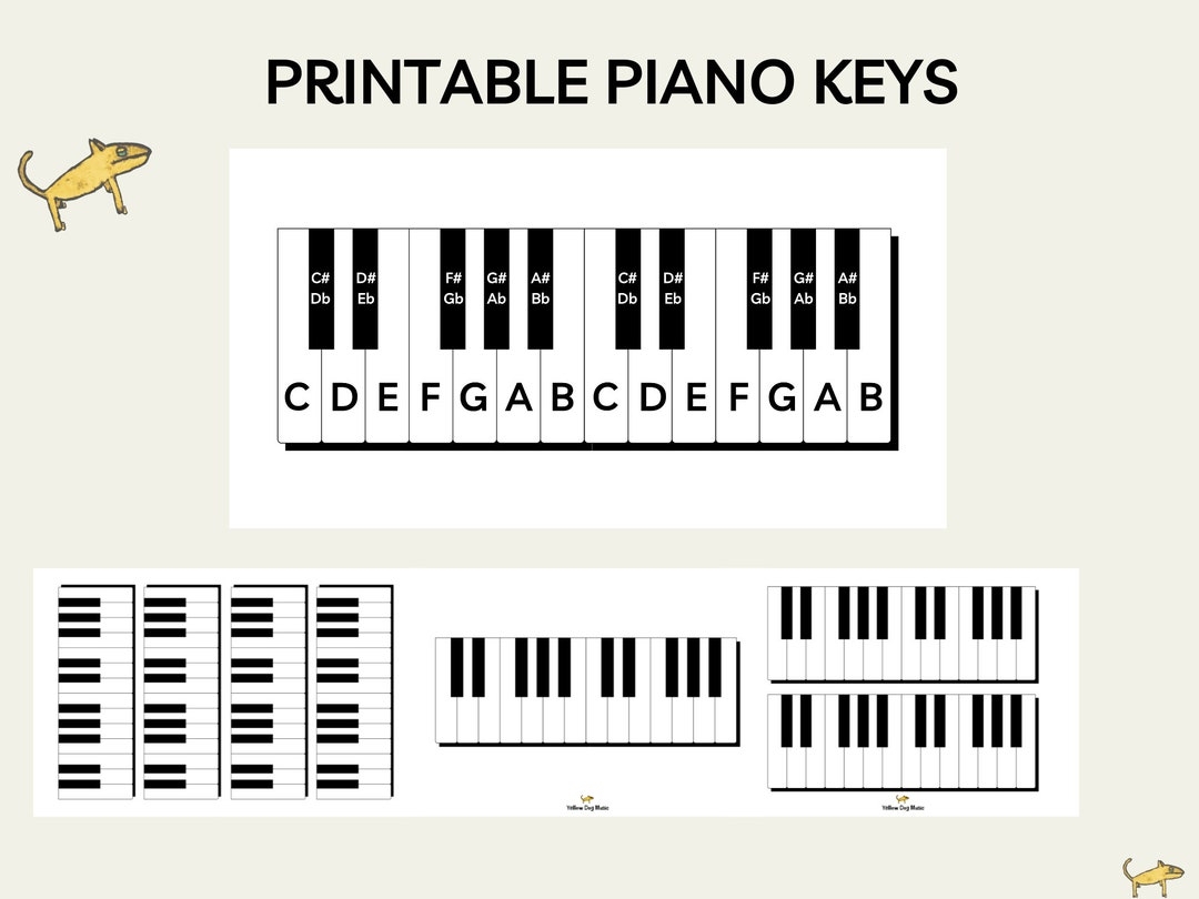 Printable Piano Keys Chart Music Education Poster PDF PNG Etsy Printable Piano Keys Chart Music Education Poster PDF PNG Etsy
