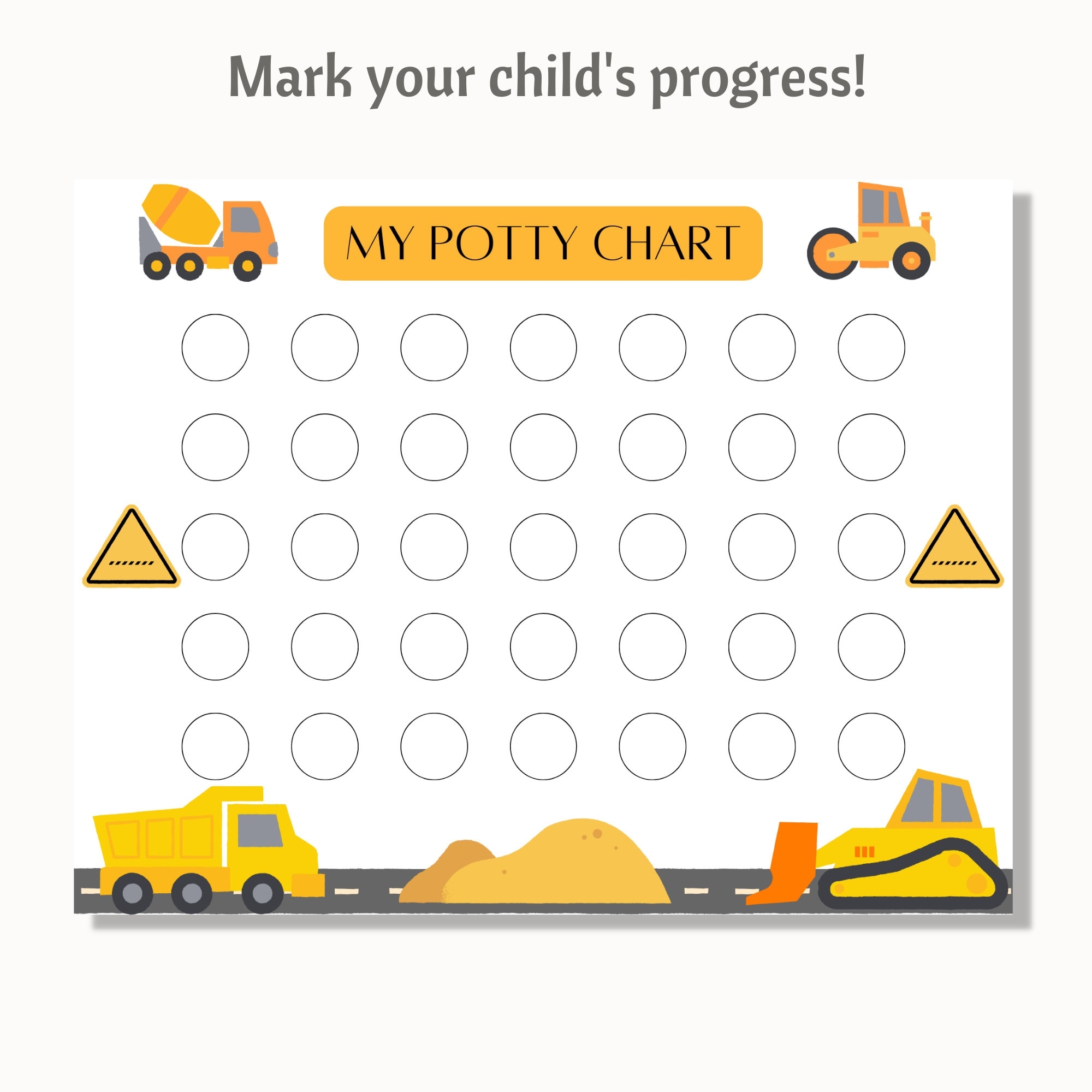 Printable Sticker Chart Potty Training