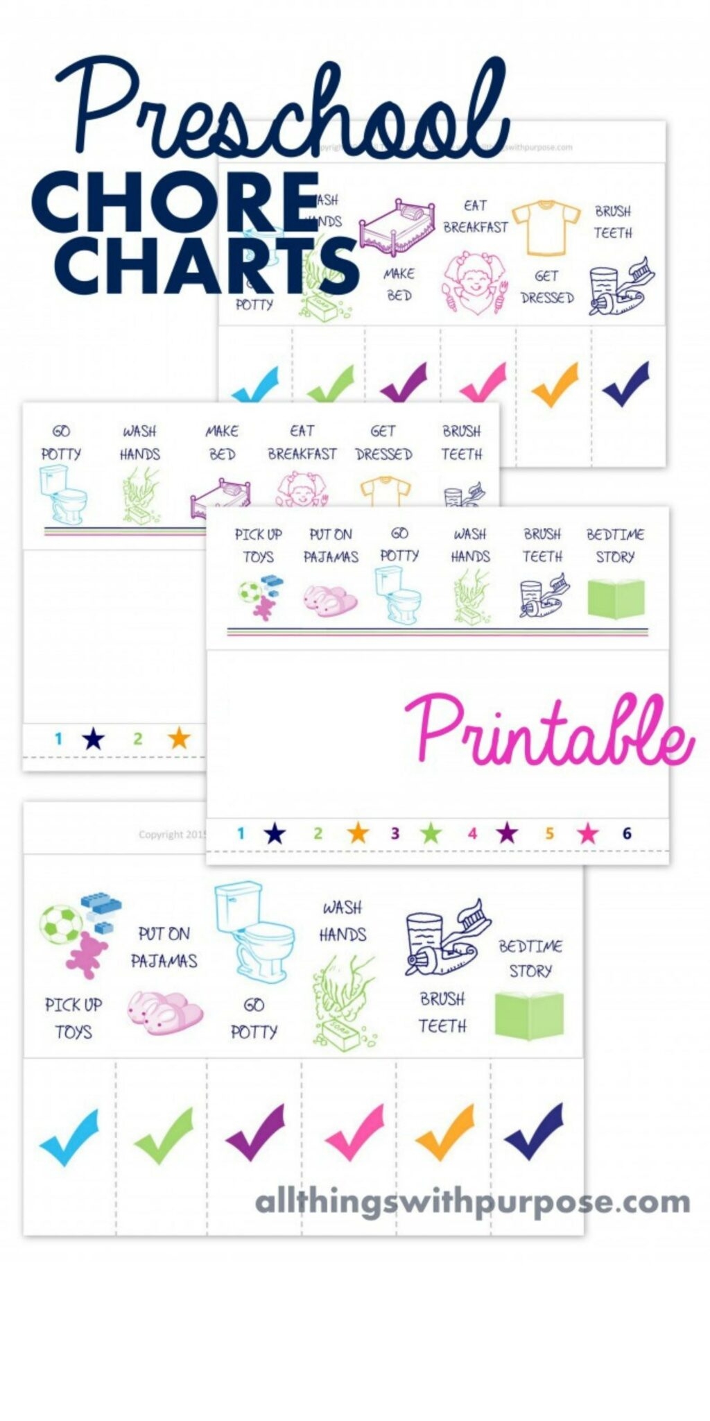 Free Printable Preschool Chore Chart