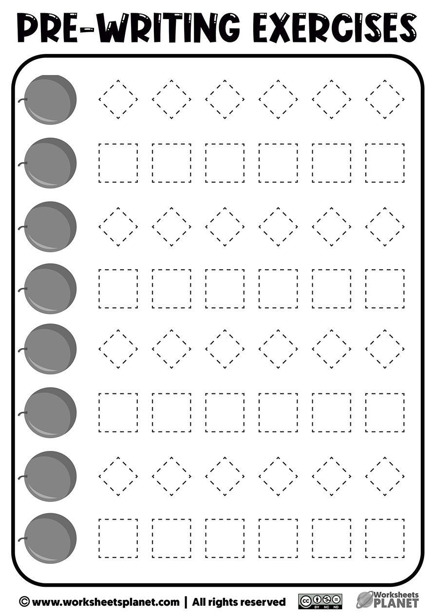 Printable Prewriting Activities For Preschoolers
