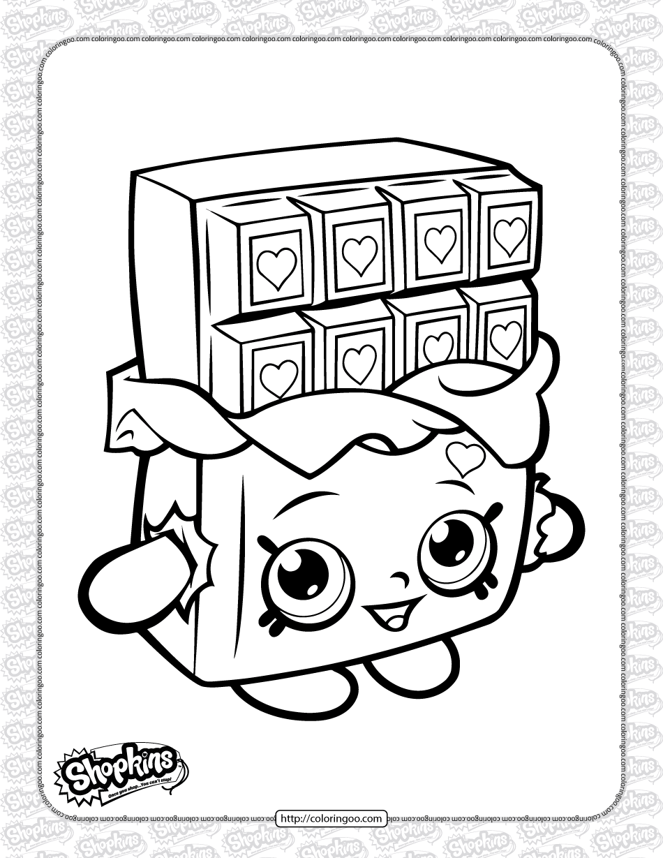 Printable Shopkins Coloring Sheets