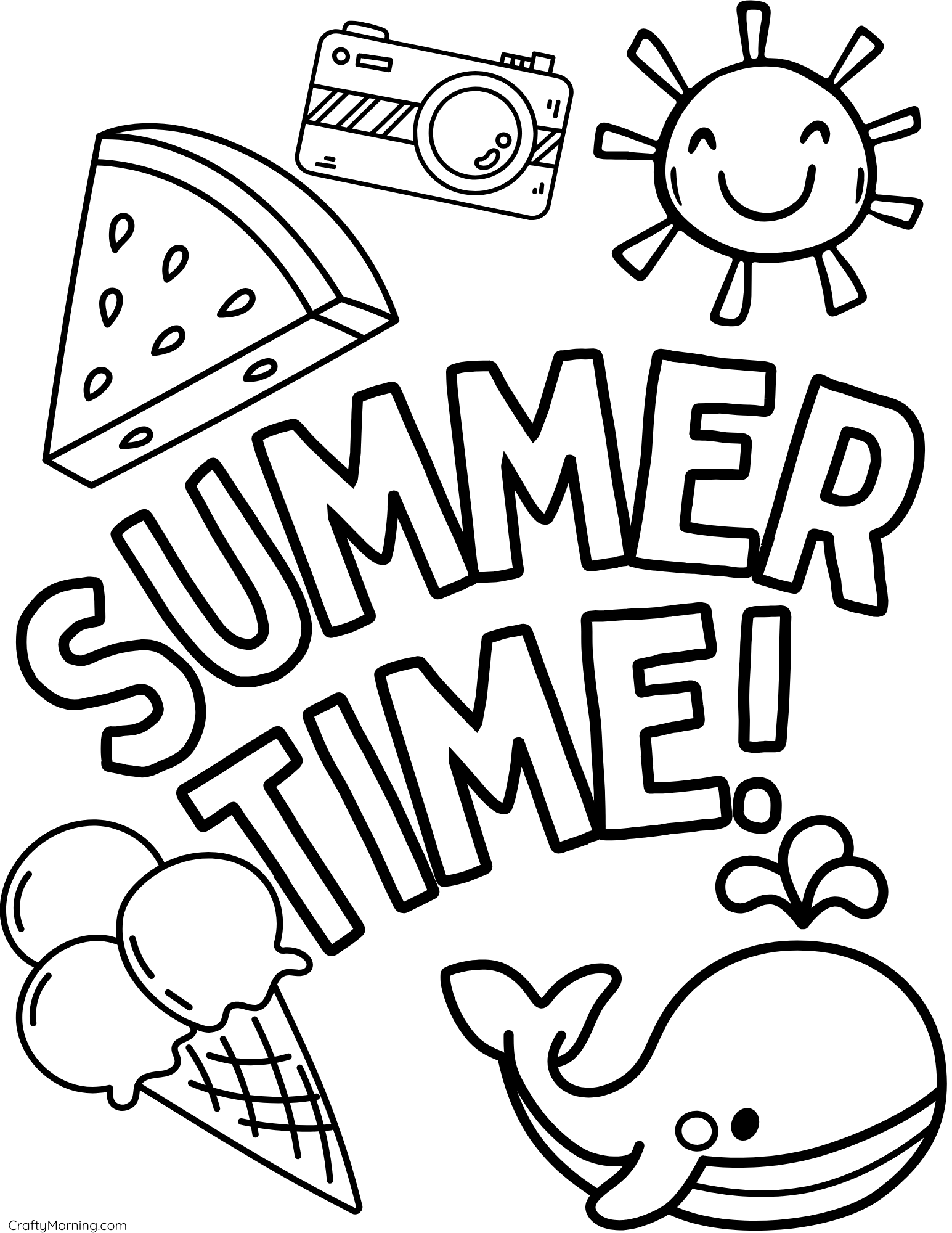 Printable Summer Coloring Pages Crafty Morning Printable Summer Coloring Pages Crafty Morning