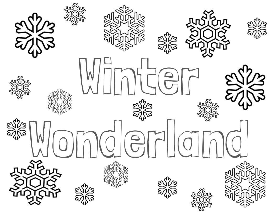 Printable Snowflake Coloring Sheets
